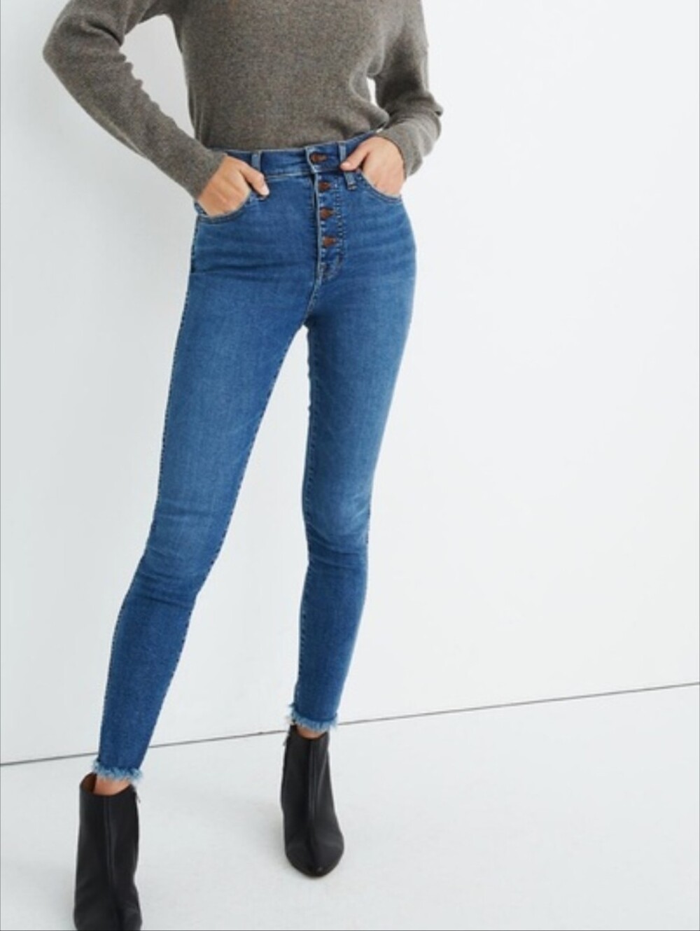 Madewell 10" High-Rise Skinny Jeans Size 27